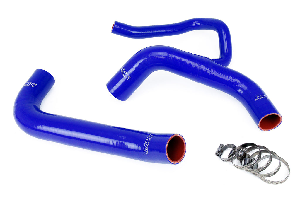 HPS Performance Hps Silicone Radiator Coolant Hose Kit 57 1848 Blue Blue - 57-1848-BLUE