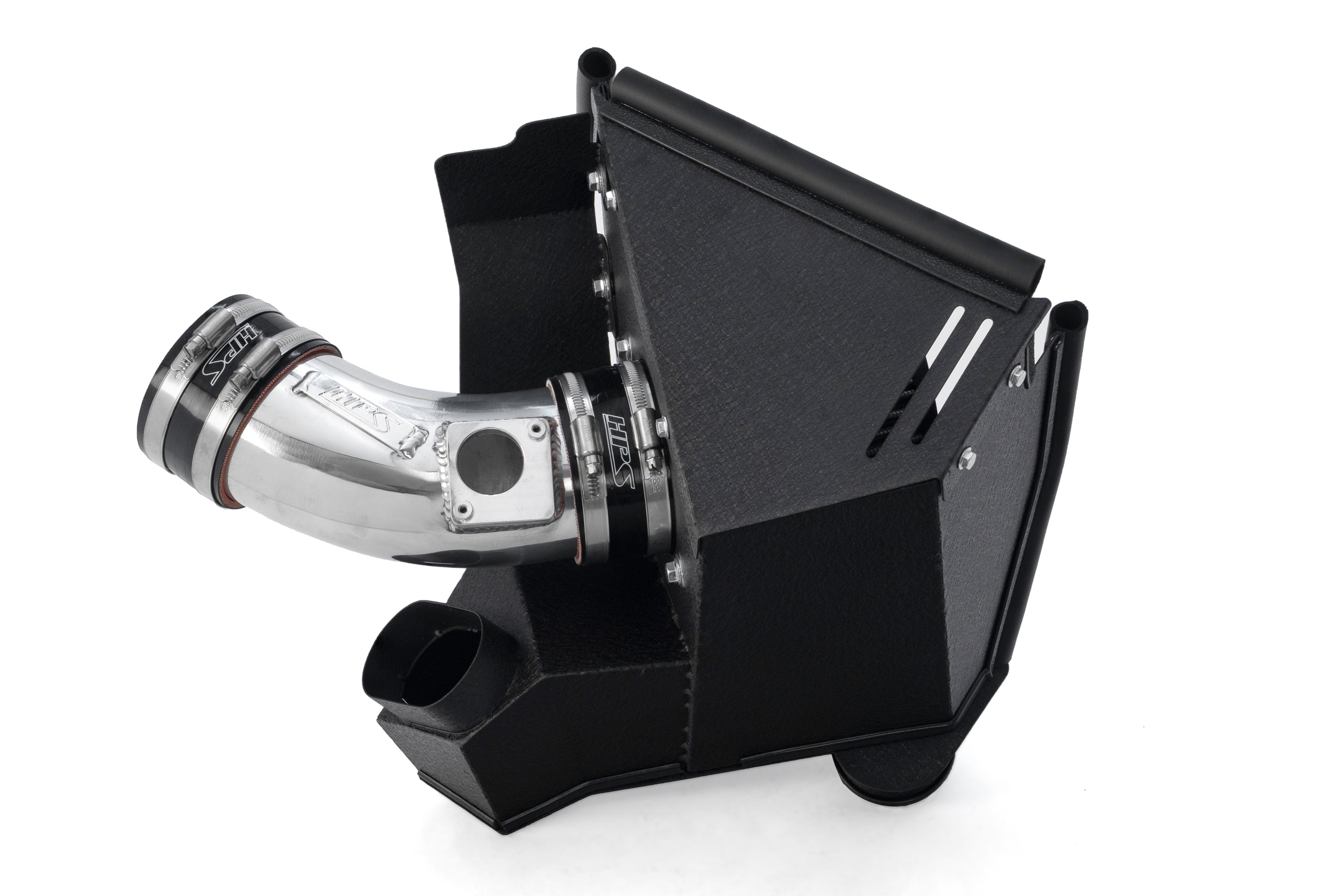 HPS Performance Air Intake Kit With Heat Shield 827-783P Polished - 827-783P