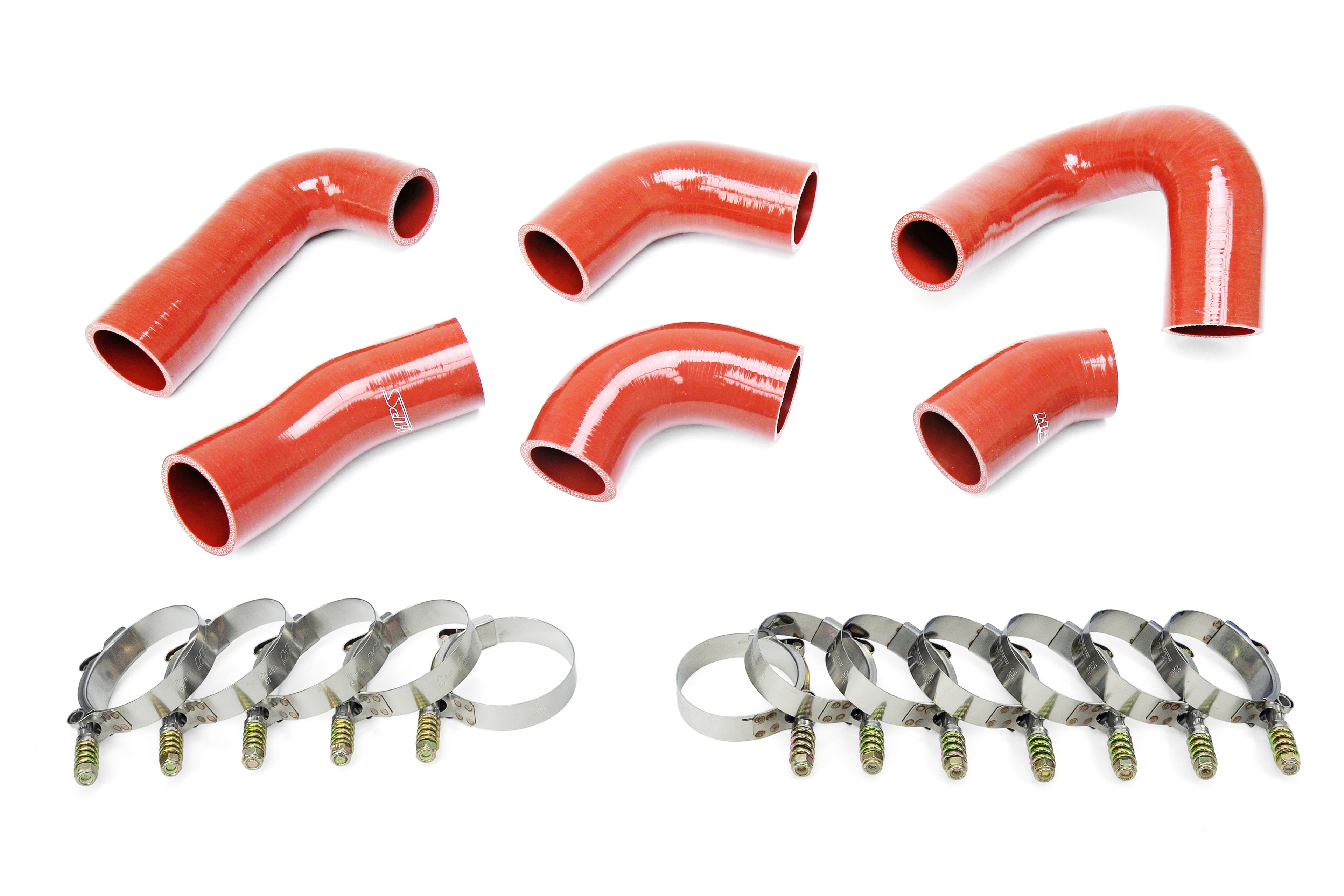 HPS Performance Hps Silicone Transmission Oil Cooler Coolant Hose Kit 57 1720 Orange - 57-1720