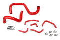 HPS Performance Hps Silicone Radiator And Heater Coolant Hose Kit 57 1285 Red Red - 57-1285-RED