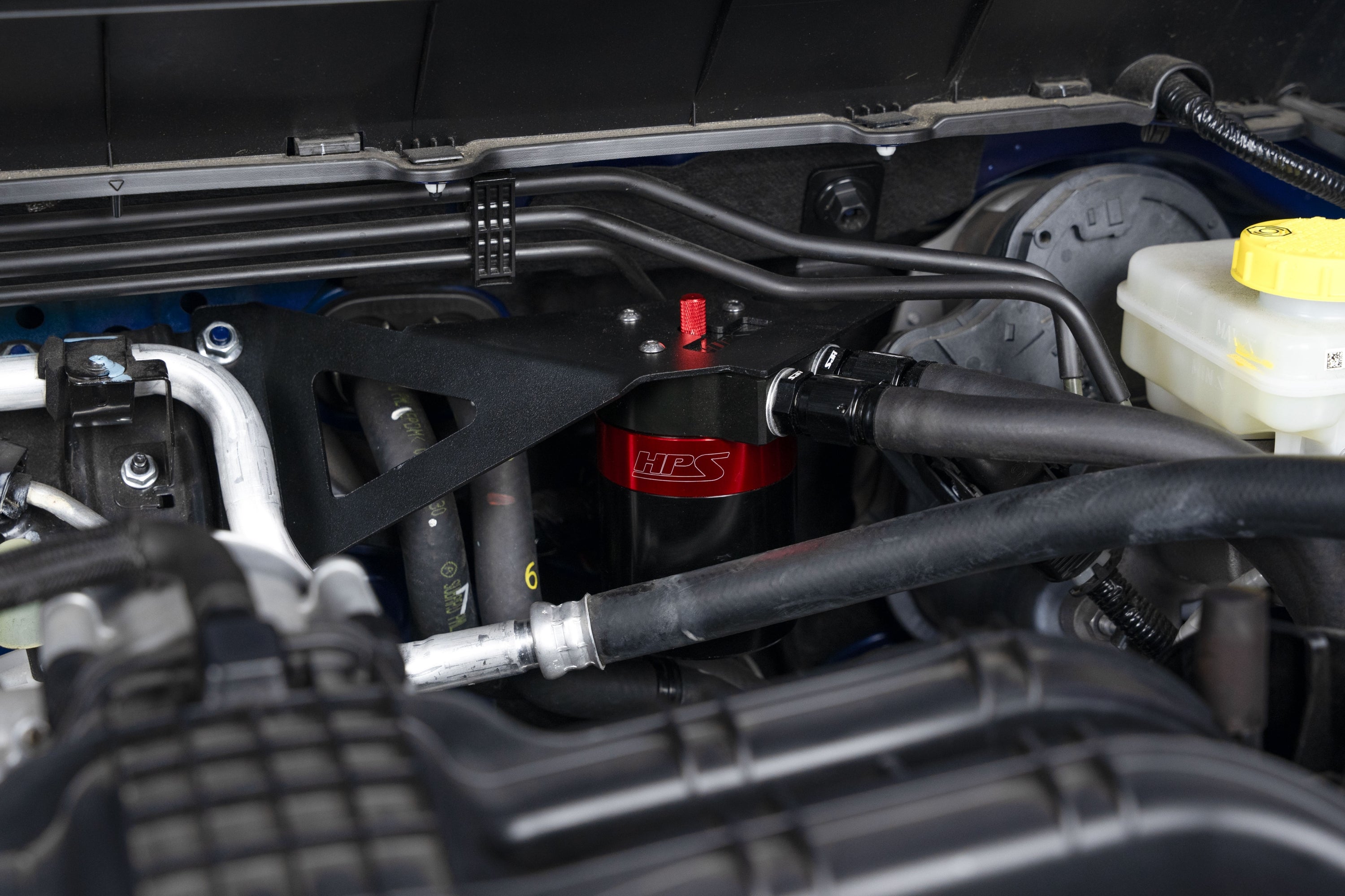 HPS Performance Oil Catch Can Kit 860-029 Red - 860-029
