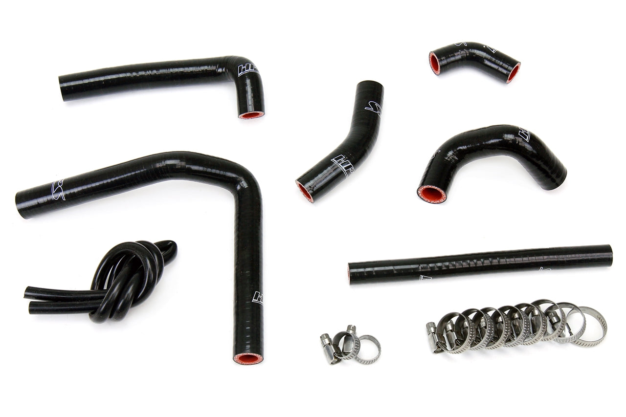HPS Performance Hps Silicone Radiator Coolant Hose Kit 57 1233 Blk Black - 57-1233-BLK