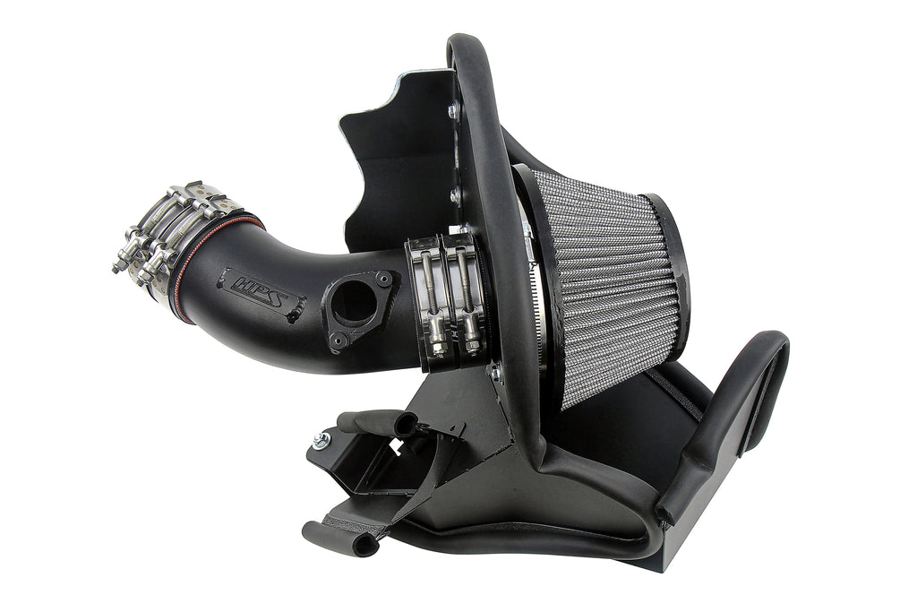 HPS Performance Air Intake Kit With Heat Shield 827-717WB Black - 827-717WB
