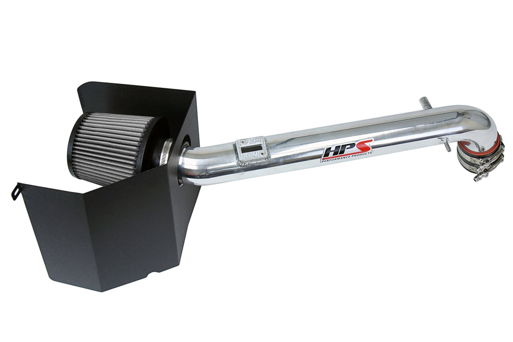 HPS Performance Air Intake Kit With Heat Shield 827-169P Polished - 827-169P