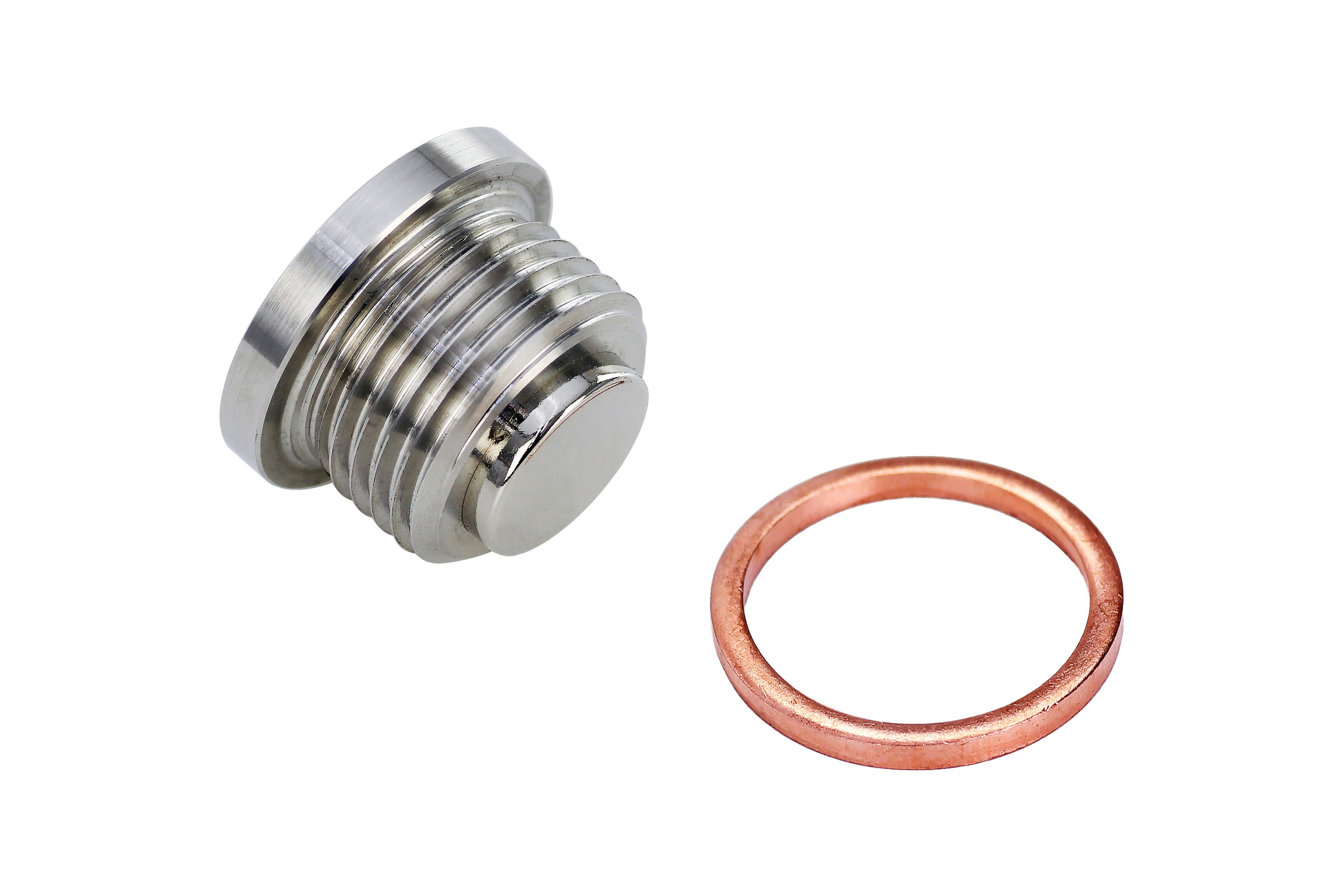 HPS Performance Hps Stainless Steel Magnetic Oil Drain Plug M18 X 1.50, Mdp M18x150 - MDP-M18x150