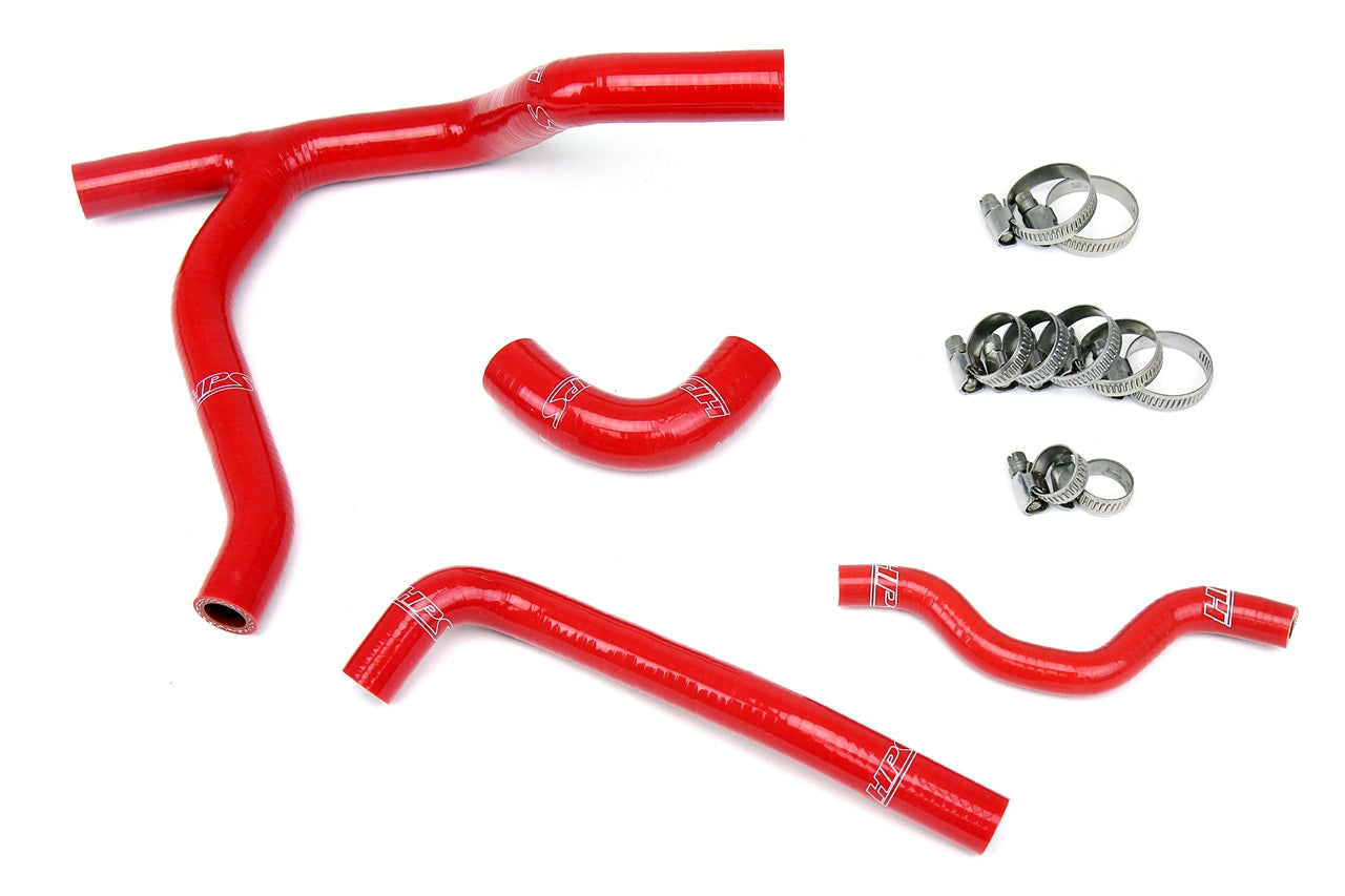 HPS Performance Hps Silicone Radiator Coolant Hose Kit 57 1245 Red Red - 57-1245-RED