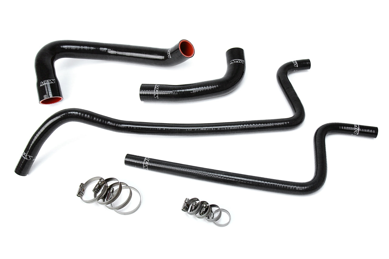 HPS Performance Hps Silicone Radiator And Heater Coolant Hose Kit 57 1689 Blk Black - 57-1689-BLK