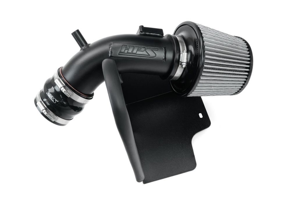 HPS Performance Air Intake Kit With Heat Shield 827-798WB Black - 827-798WB