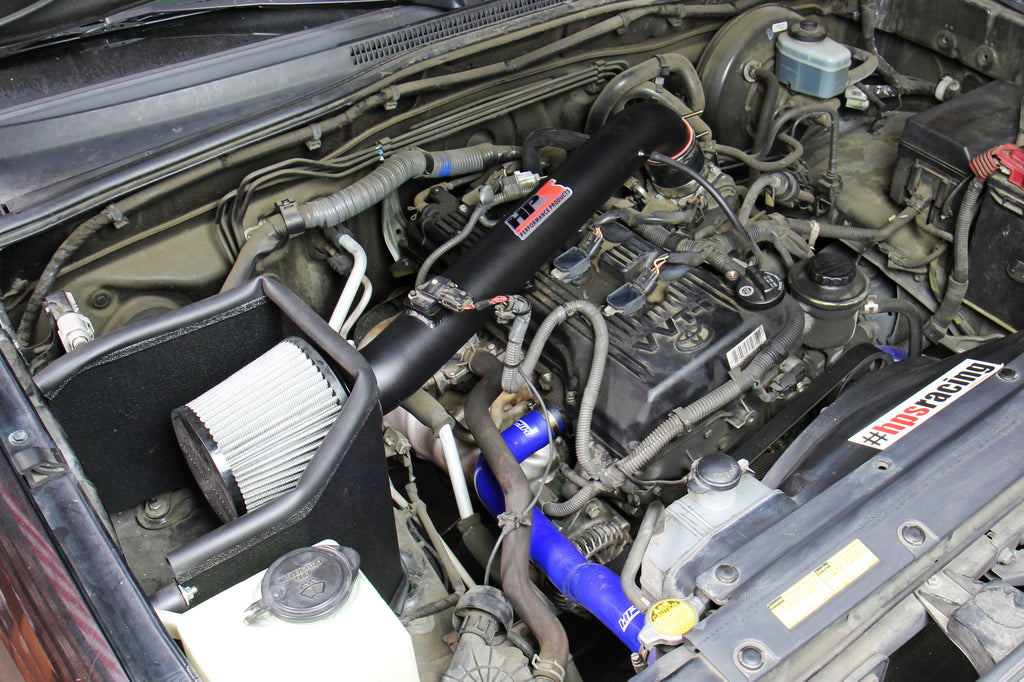 HPS Performance Air Intake Kit With Heat Shield 827-169BL Blue - 827-169BL
