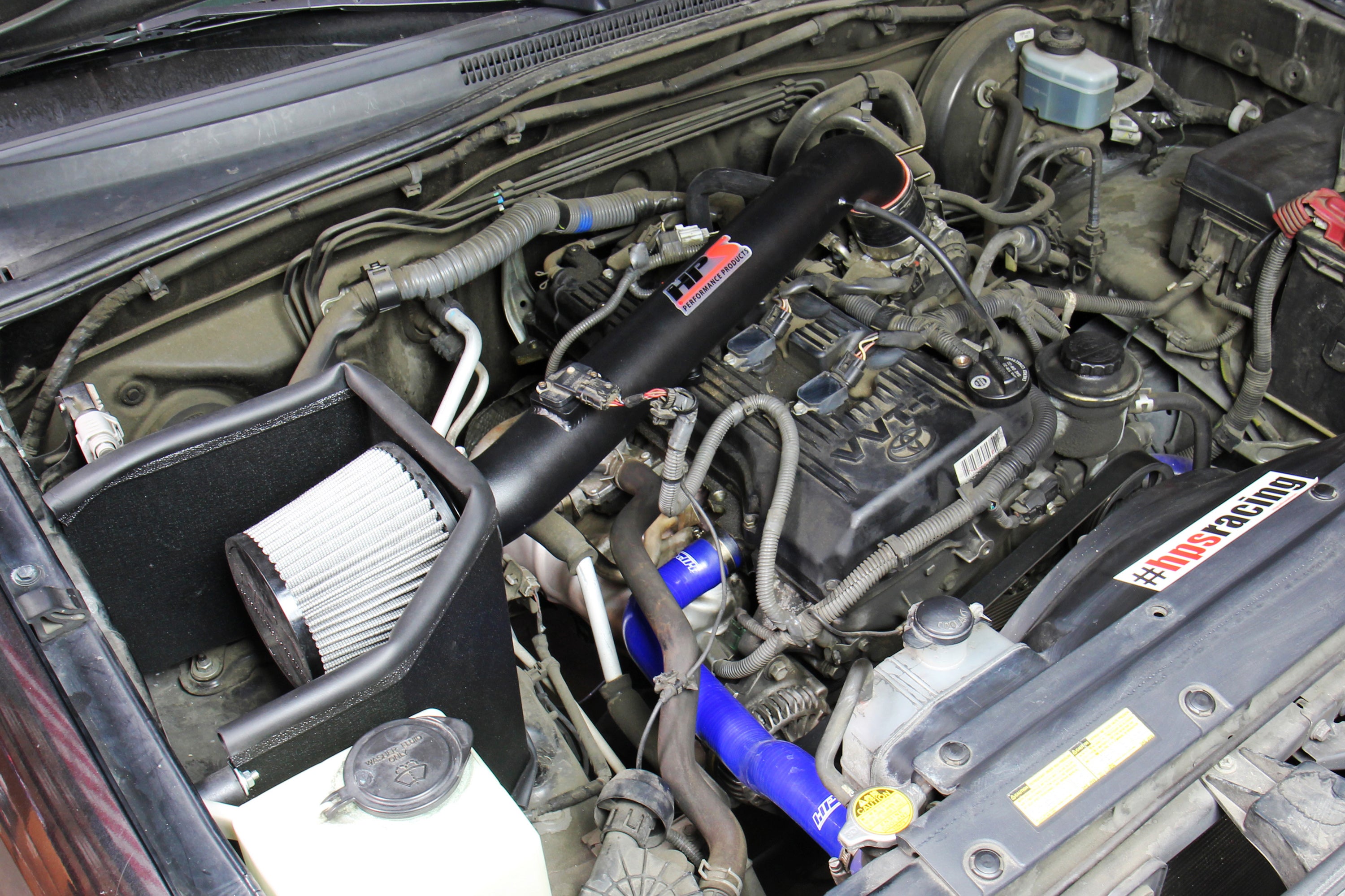 HPS Performance Air Intake Kit With Heat Shield 827-169P Polished - 827-169P