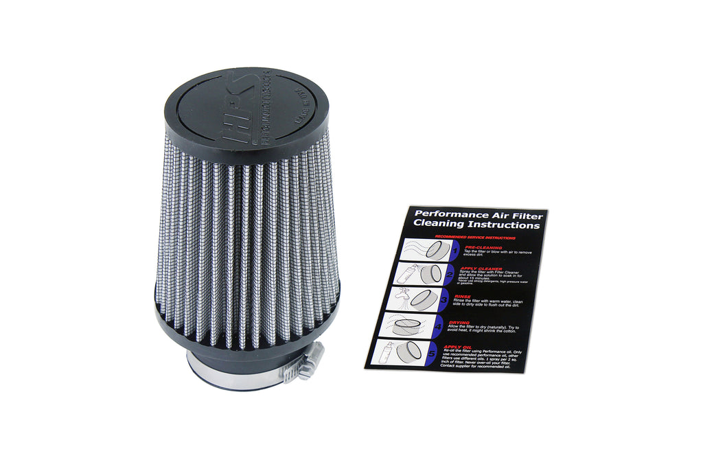 HPS Performance Air Filter 2-1/2" ID, 5-1/2" Element Length, 7-1/4" Overall Length, HPS-4295