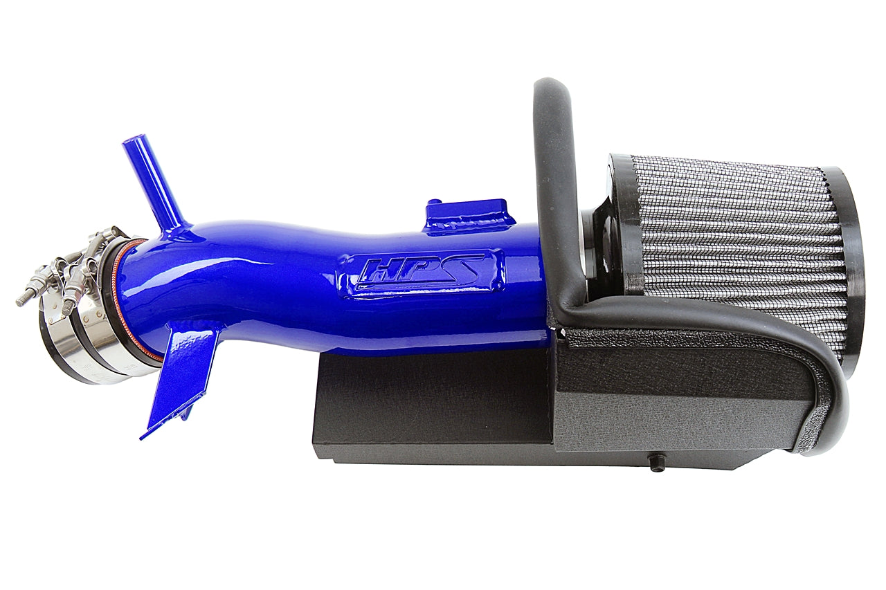 HPS Performance Air Intake Kit With Heat Shield 827-675BL Blue - 827-675BL