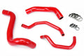 HPS Performance Hps Silicone Radiator And Heater Coolant Hose Kit 57 1426 Red Red - 57-1426-RED