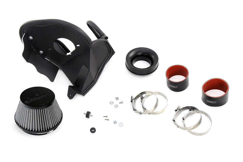 HPS Performance Air Intake Kit With Heat Shield 827-717P Polished - 827-717P