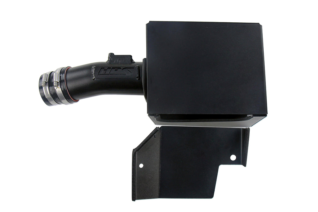 HPS Performance Air Intake Kit With Heat Shield 827-406WB Black - 827-406WB