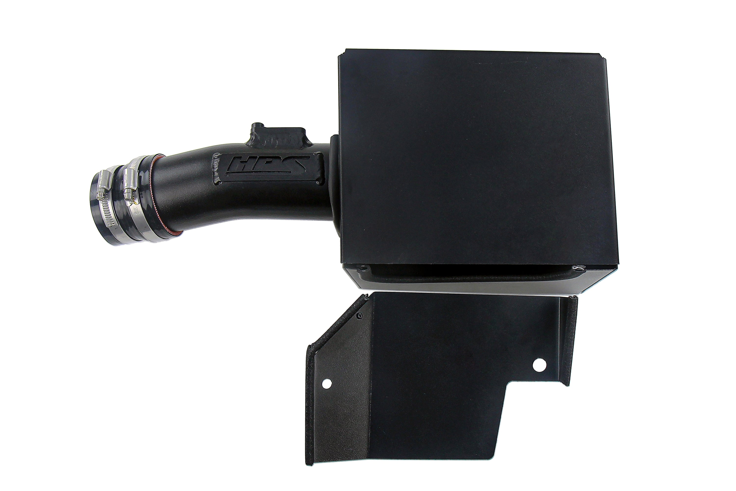 HPS Performance Air Intake Kit With Heat Shield 827-406WB Black - 827-406WB