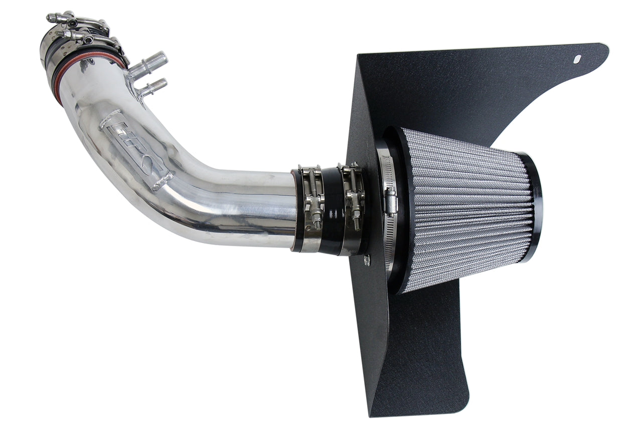 HPS Performance Air Intake Kit With Heat Shield 827-638P Polished - 827-638P