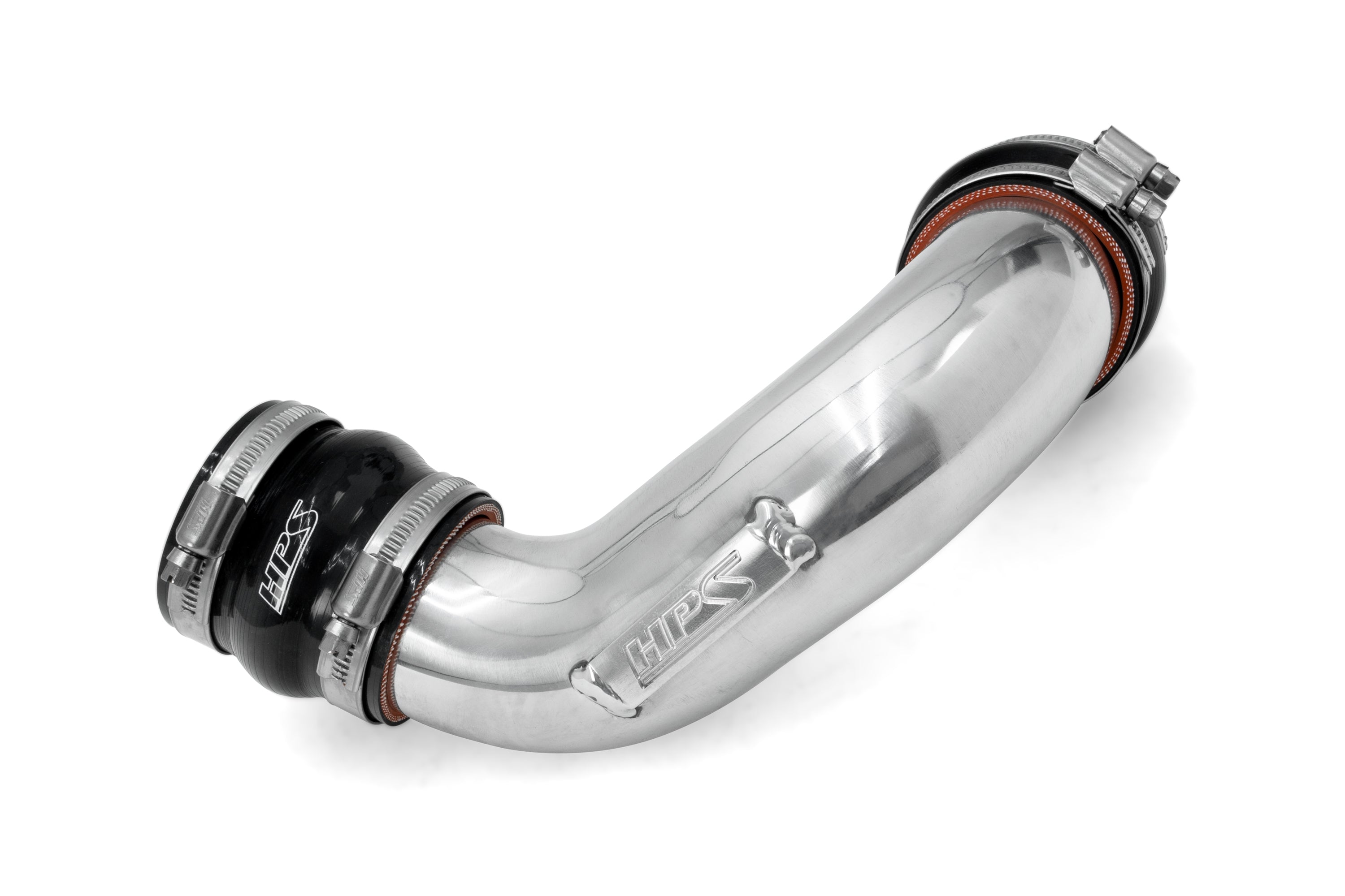 HPS Performance Hot Side Charge Pipe Kit 17-135P Polished - 17-135P