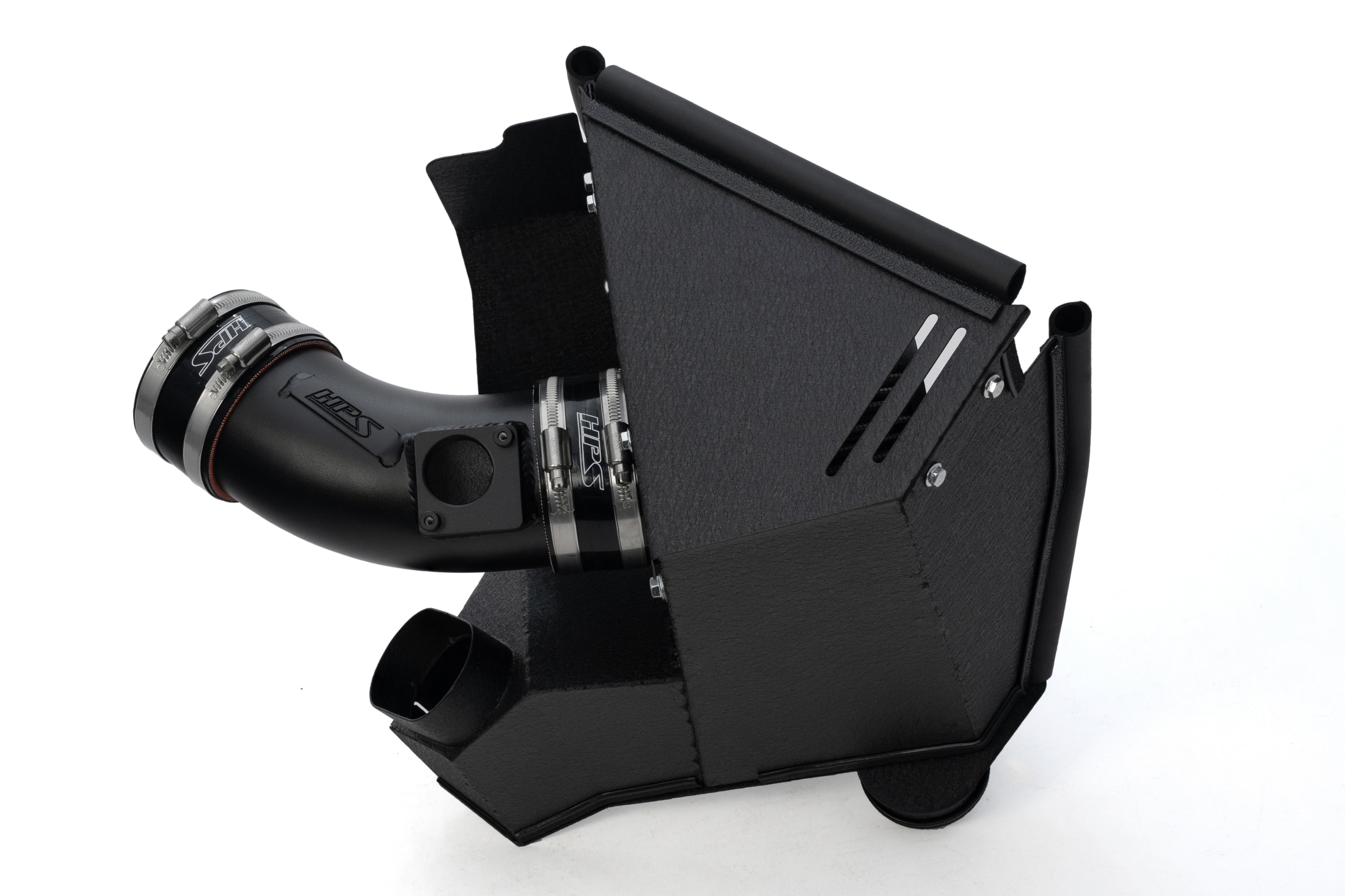 HPS Performance Air Intake Kit With Heat Shield 827-783WB Black - 827-783WB