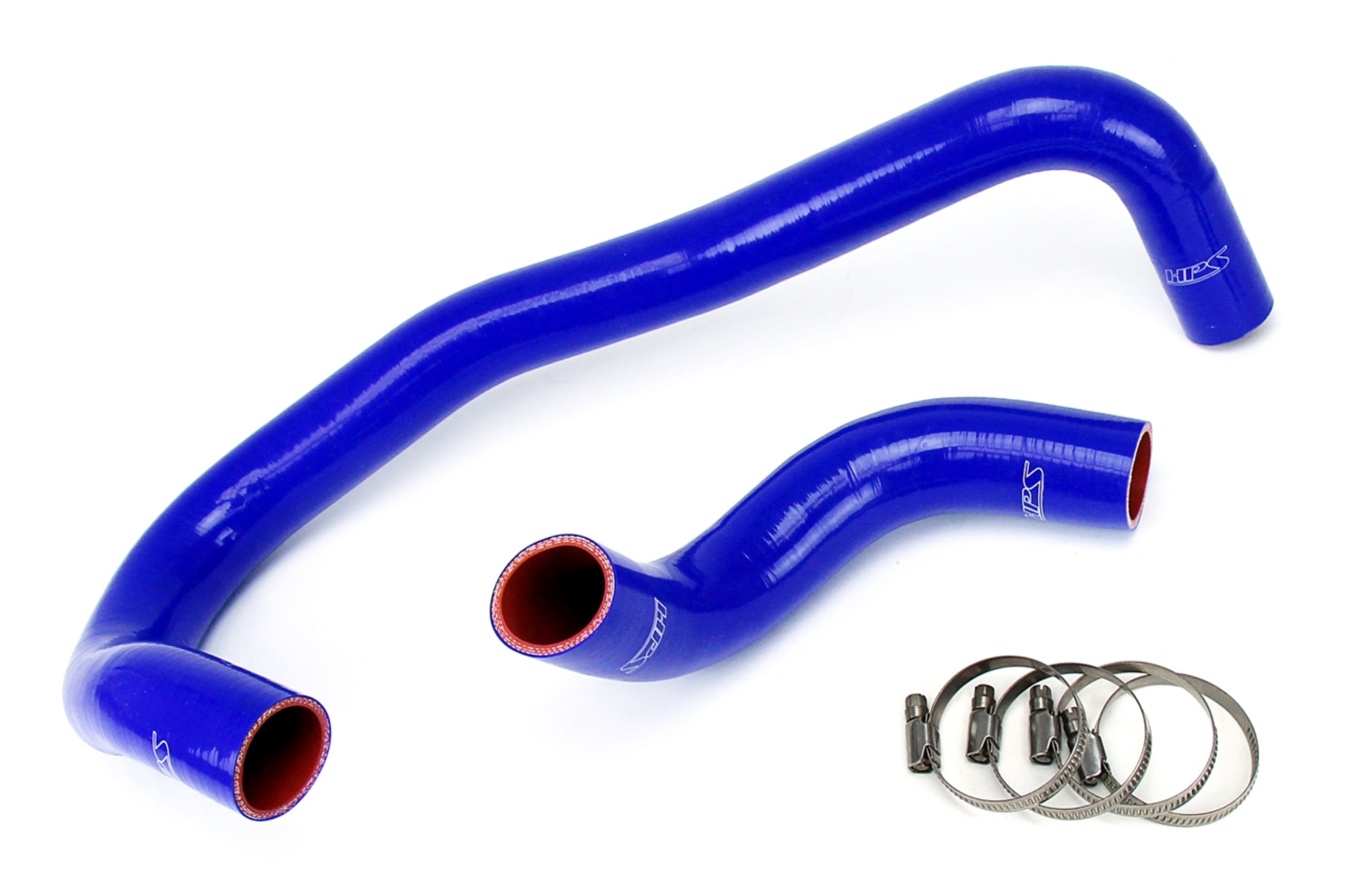 HPS Performance Hps Silicone Radiator Coolant Hose Kit 57 1327 R Blue Blue - 57-1327R-BLUE