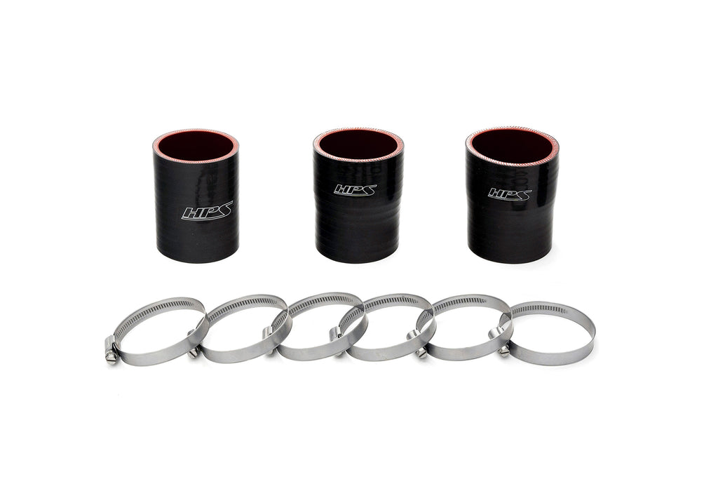 HPS Performance Cold Side Charge Pipe Kit 17-166WB Black - 17-166WB