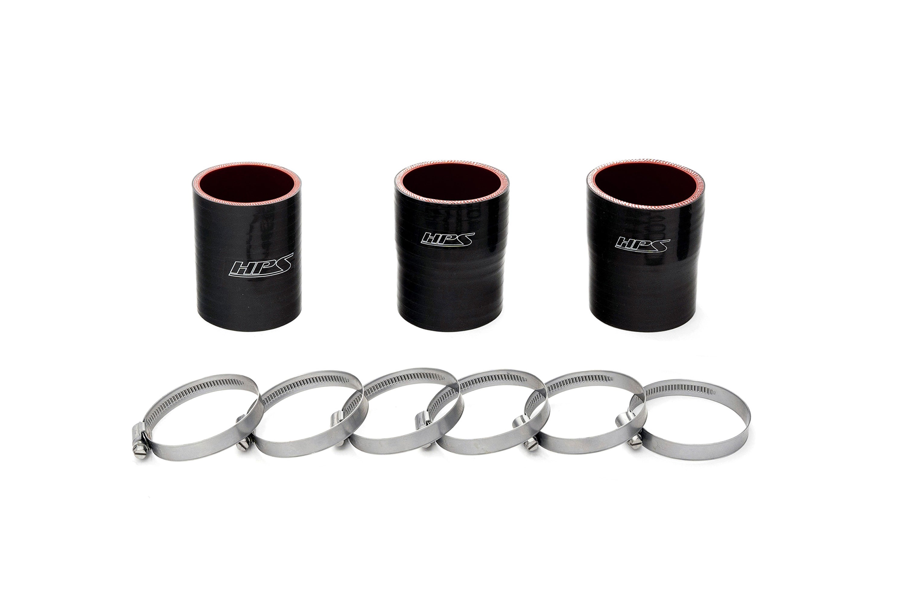 HPS Performance Cold Side Charge Pipe Kit 17-166WB Black - 17-166WB