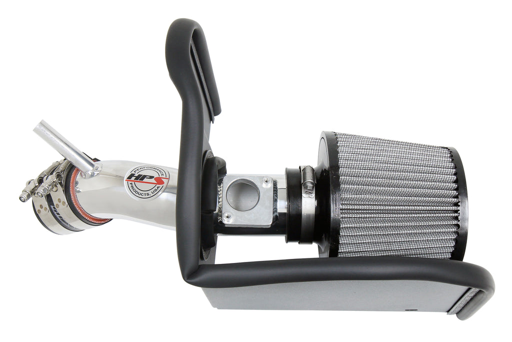 HPS Performance Air Intake Kit With Heat Shield 827-708P Polished - 827-708P