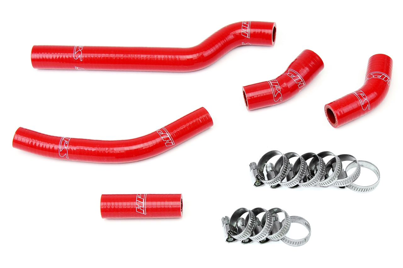 HPS Performance Hps Silicone Radiator Coolant Hose Kit 57 1260 Red Red - 57-1260-RED