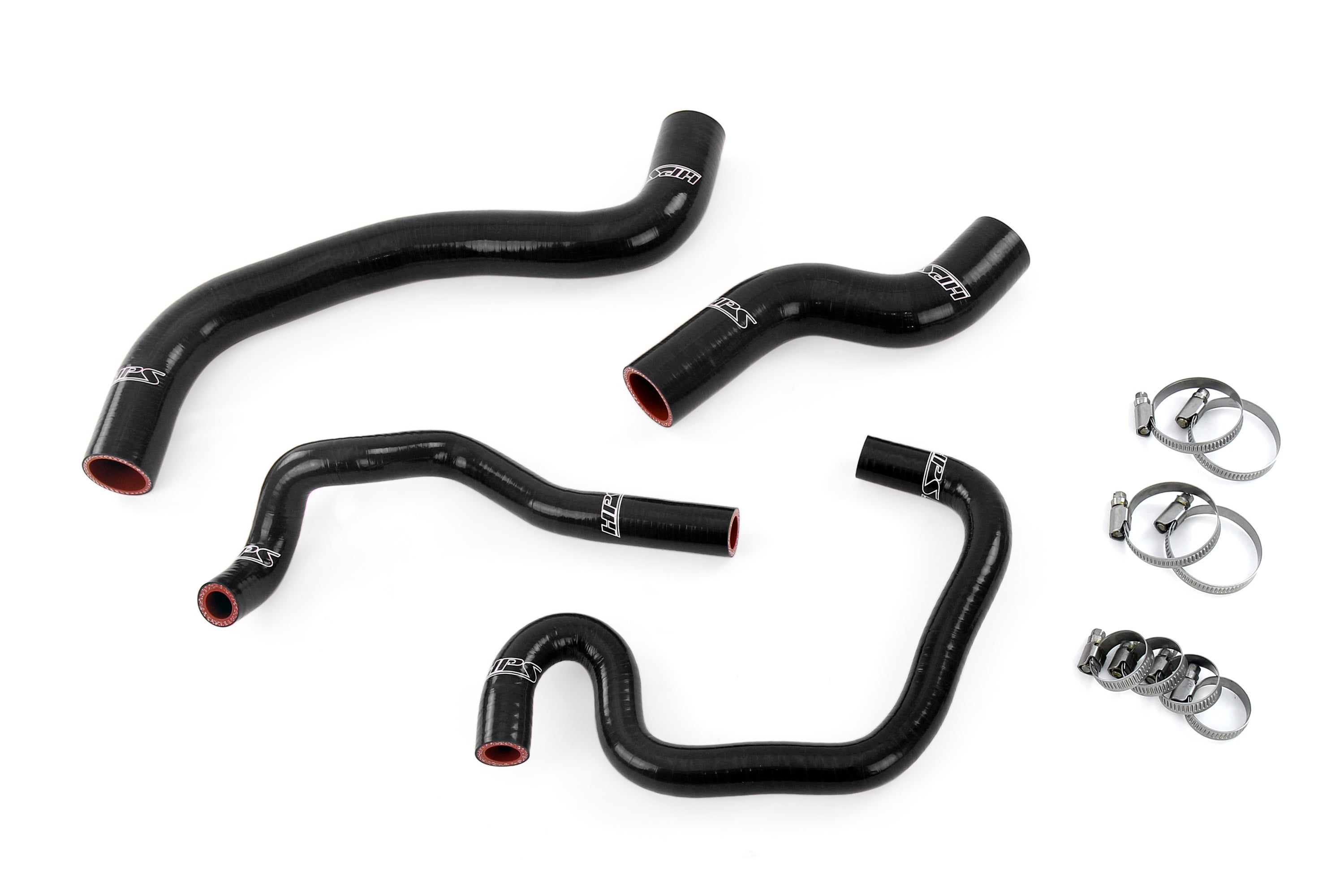 HPS Performance Hps Silicone Radiator And Heater Coolant Hose Kit 57 1080 Blk Black - 57-1080-BLK
