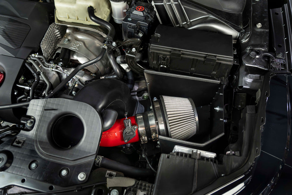 HPS Performance Air Intake Kit With Heat Shield 827-728WB Black - 827-728WB