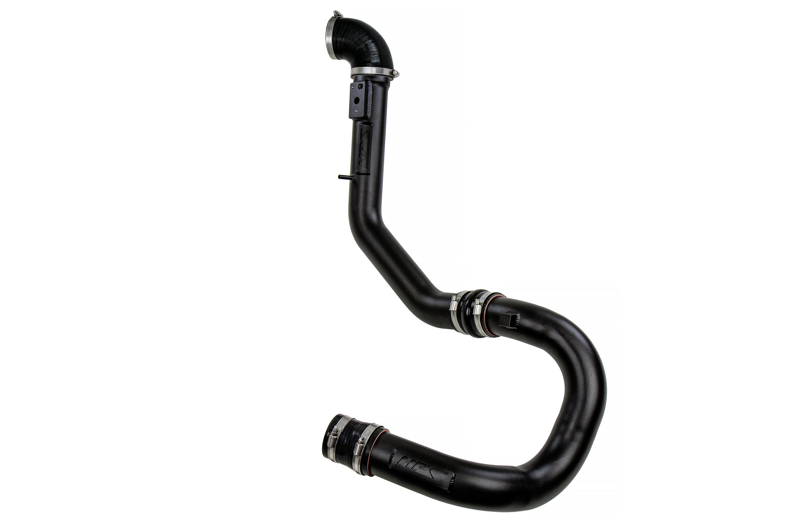 HPS Performance Hot Side Charge Pipe Kit 17-142WB Black - 17-142WB