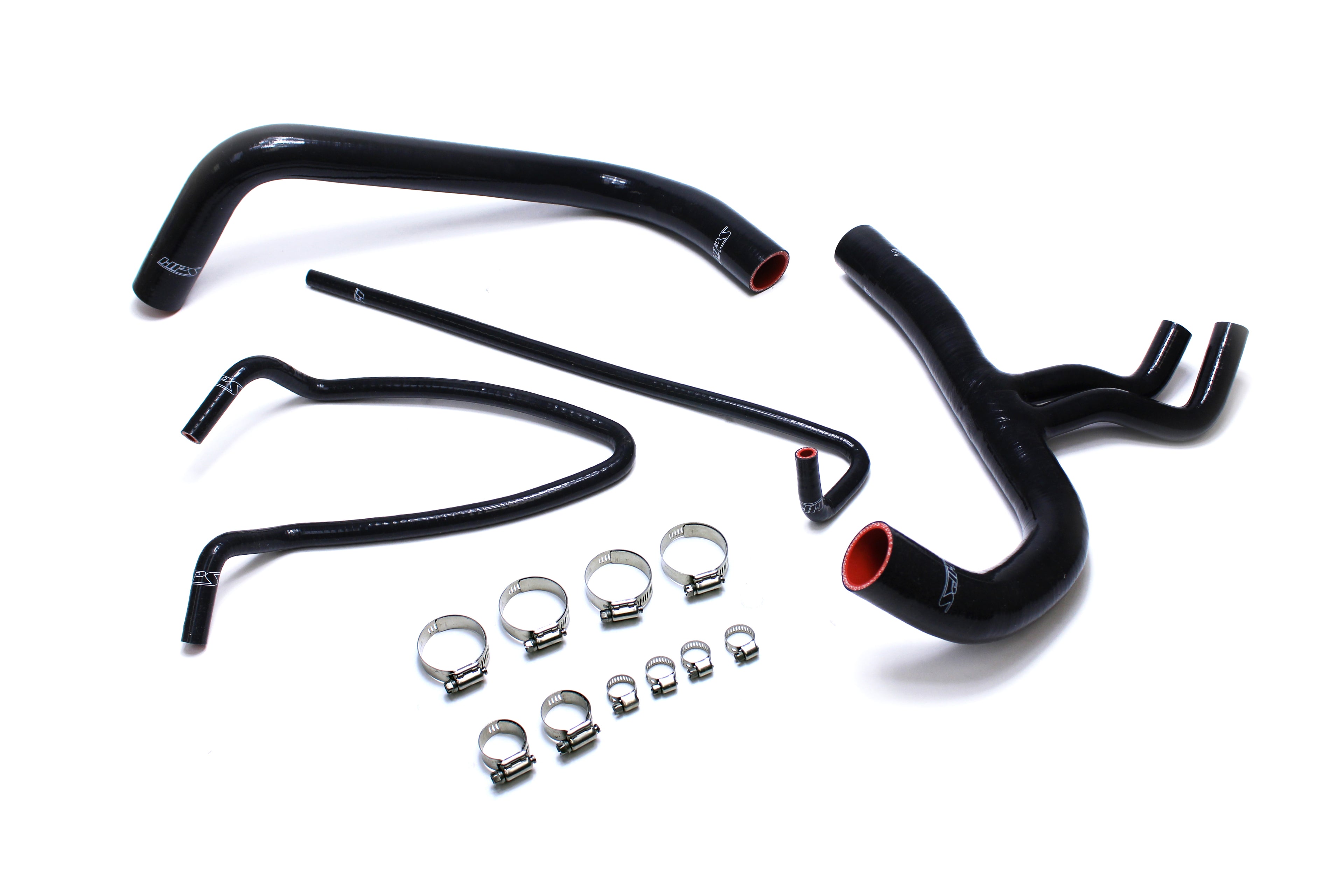 HPS Performance Hps Silicone Radiator Coolant Hose Kit 57 1402 Blk Black - 57-1402-BLK