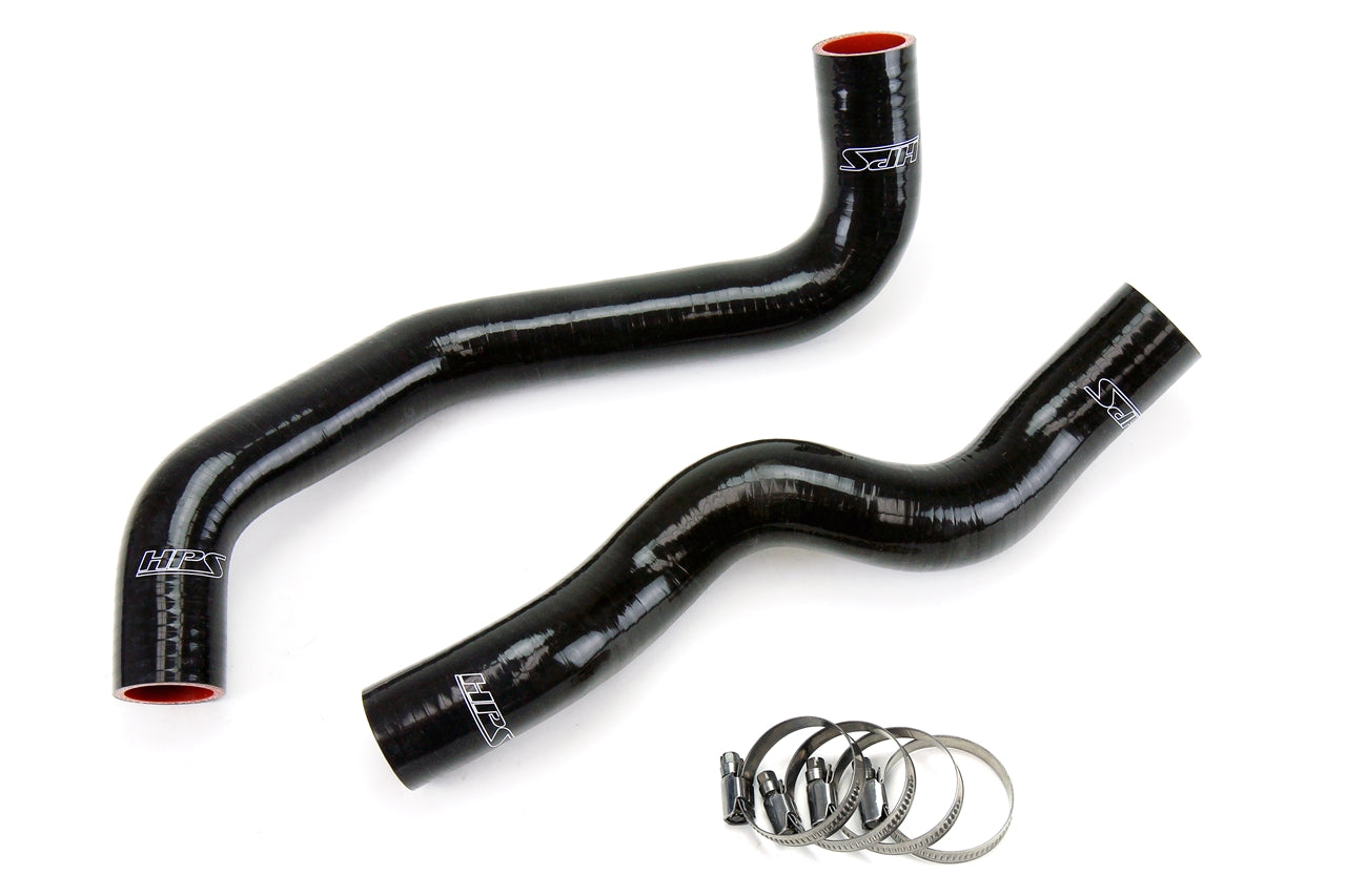HPS Performance Hps Silicone Radiator Coolant Hose Kit 57 1049 Blk Black - 57-1049-BLK