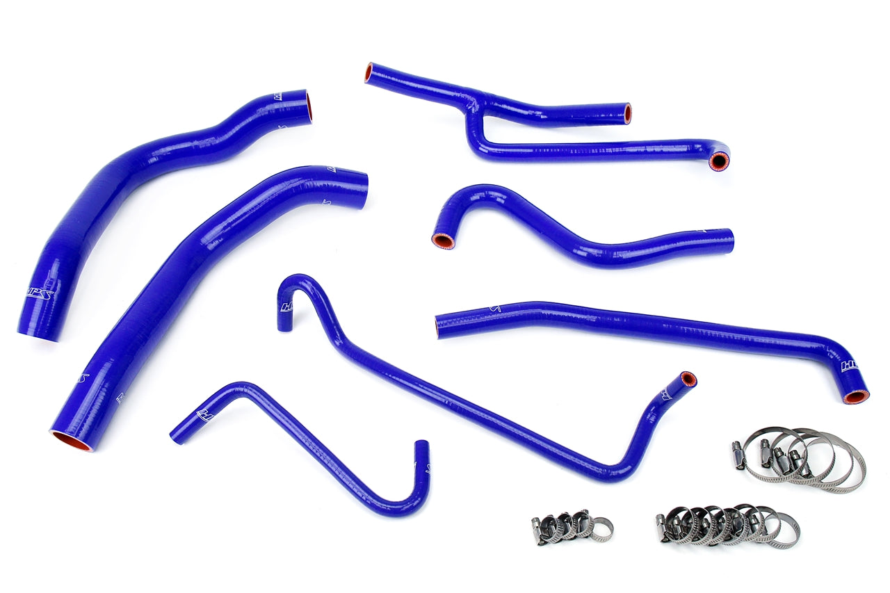 HPS Performance Hps Silicone Radiator And Heater Coolant Hose Kit 57 1330 Blue Blue - 57-1330-BLUE