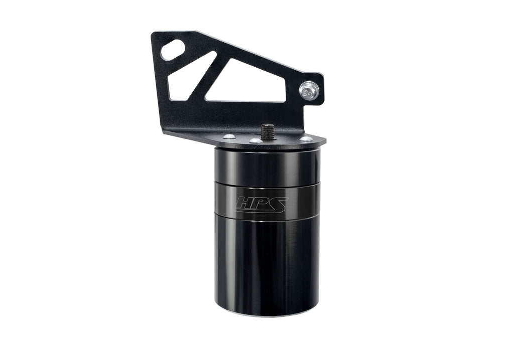 HPS Performance Oil Catch Can Kit 860-028WB Black - 860-028WB