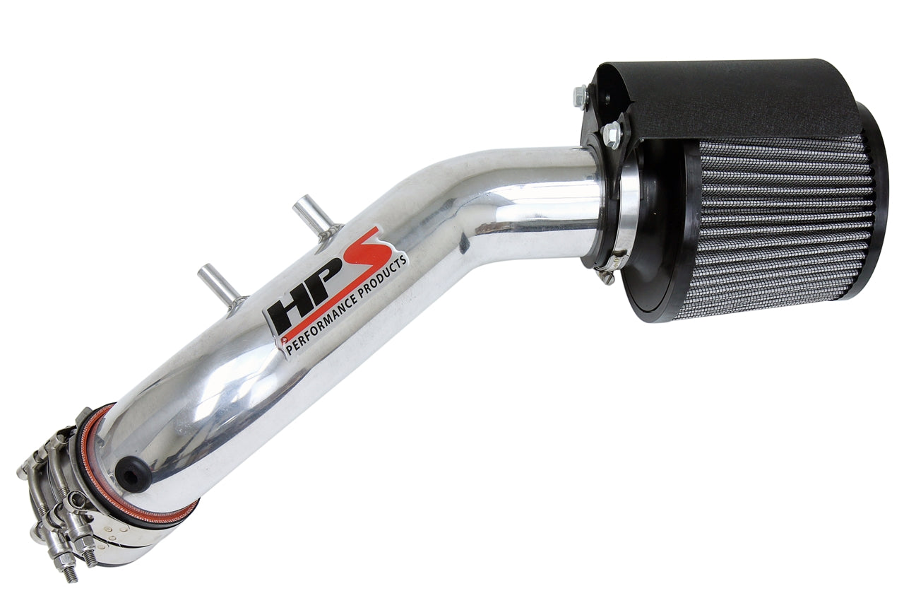 HPS Performance Air Intake Kit With Heat Shield 827-122P Polished - 827-122P