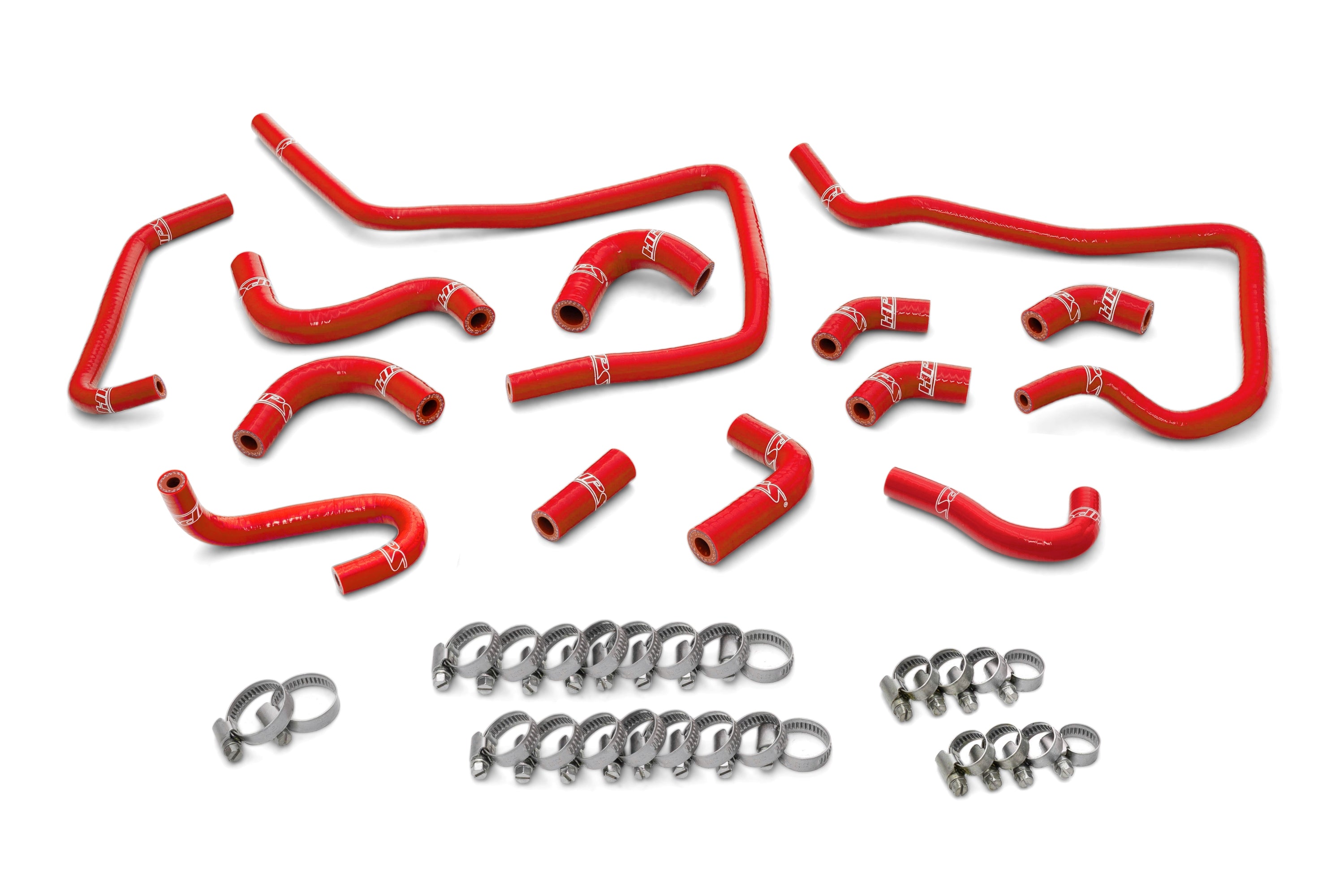 HPS Performance Hps Silicone Ancillary Coolant Hose Kit 57 1805 Red Red - 57-1805-RED
