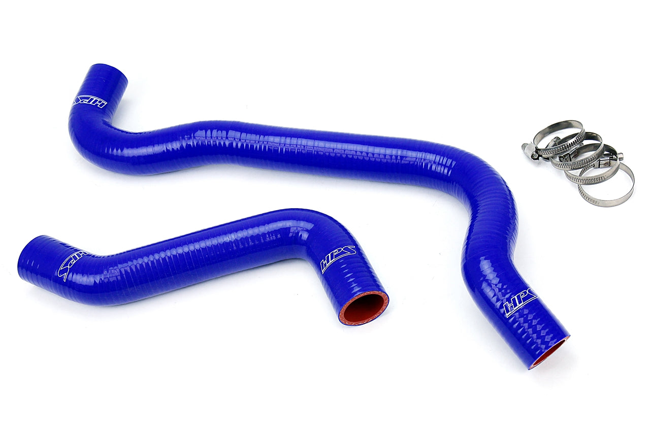 HPS Performance Hps Silicone Radiator Coolant Hose Kit 57 1009 Blue Blue - 57-1009-BLUE
