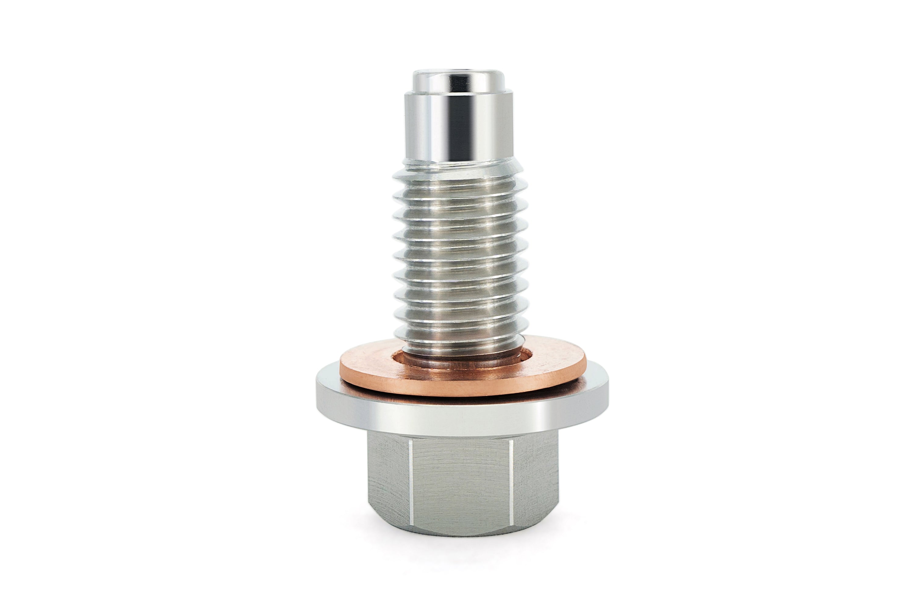 HPS Performance Hps Stainless Steel Magnetic Drain Plug M12 X 1.75, Mdp M12x175 - MDP-M12x175