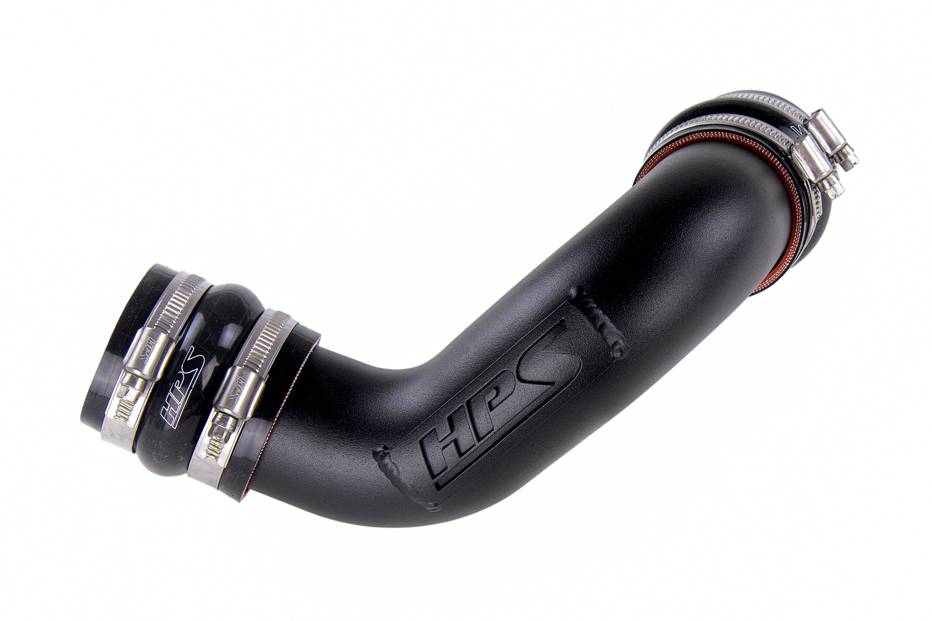 HPS Performance Hot Side Charge Pipe Kit 17-135WB Black - 17-135WB