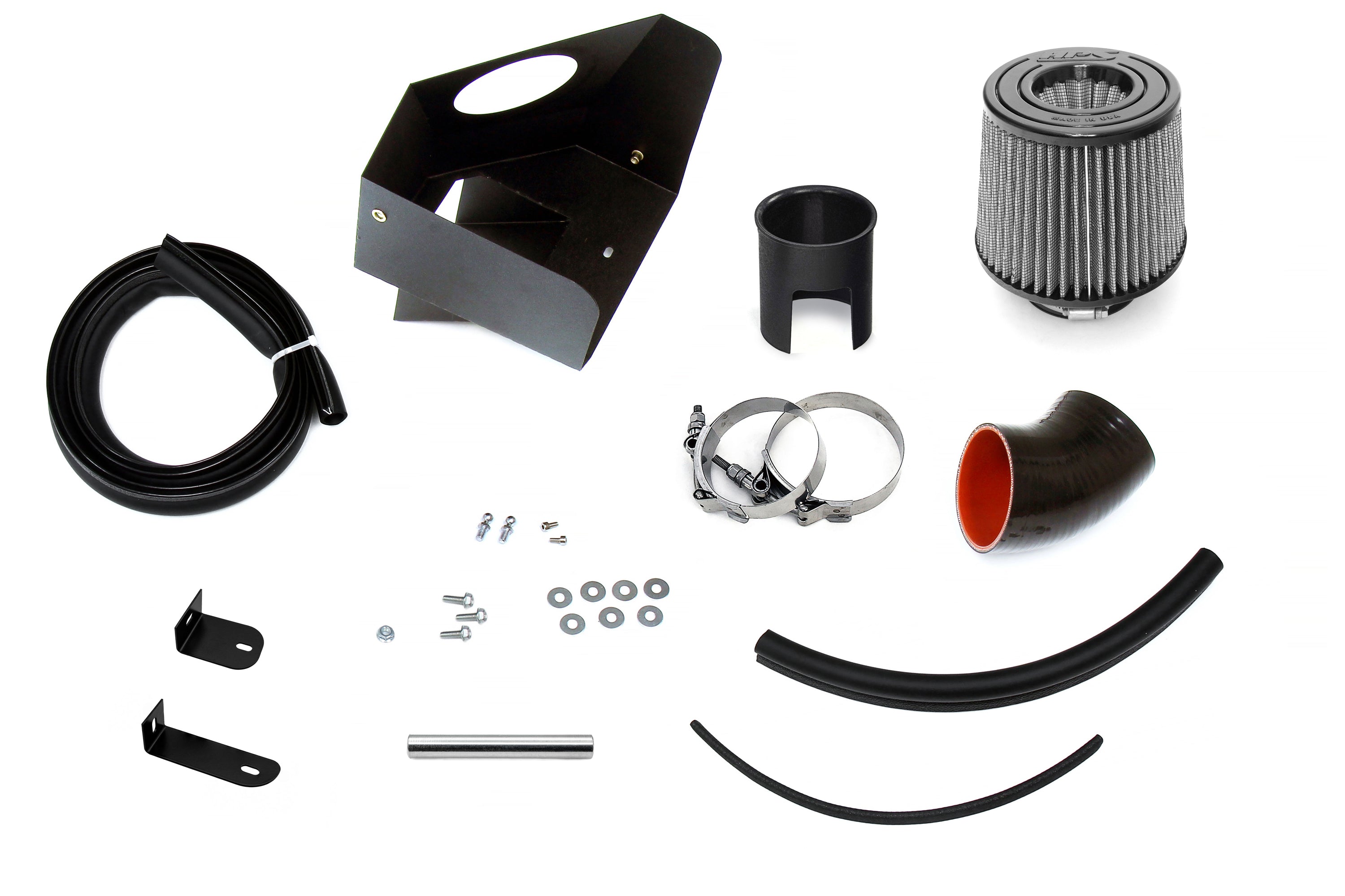 HPS Performance Air Intake Kit With Heat Shield 827-692P Polished - 827-692P