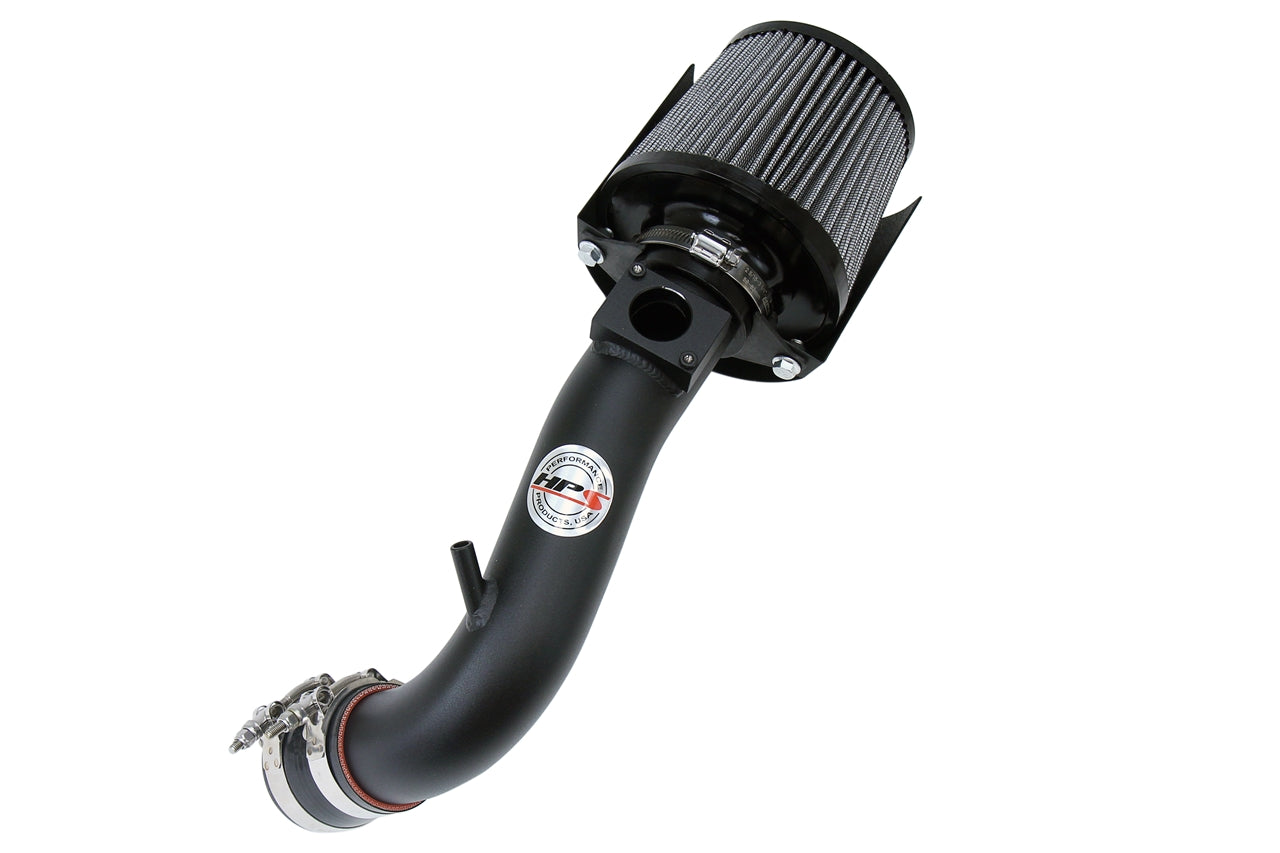 HPS Performance Air Intake Kit With Heat Shield 827-162WB Black - 827-162WB