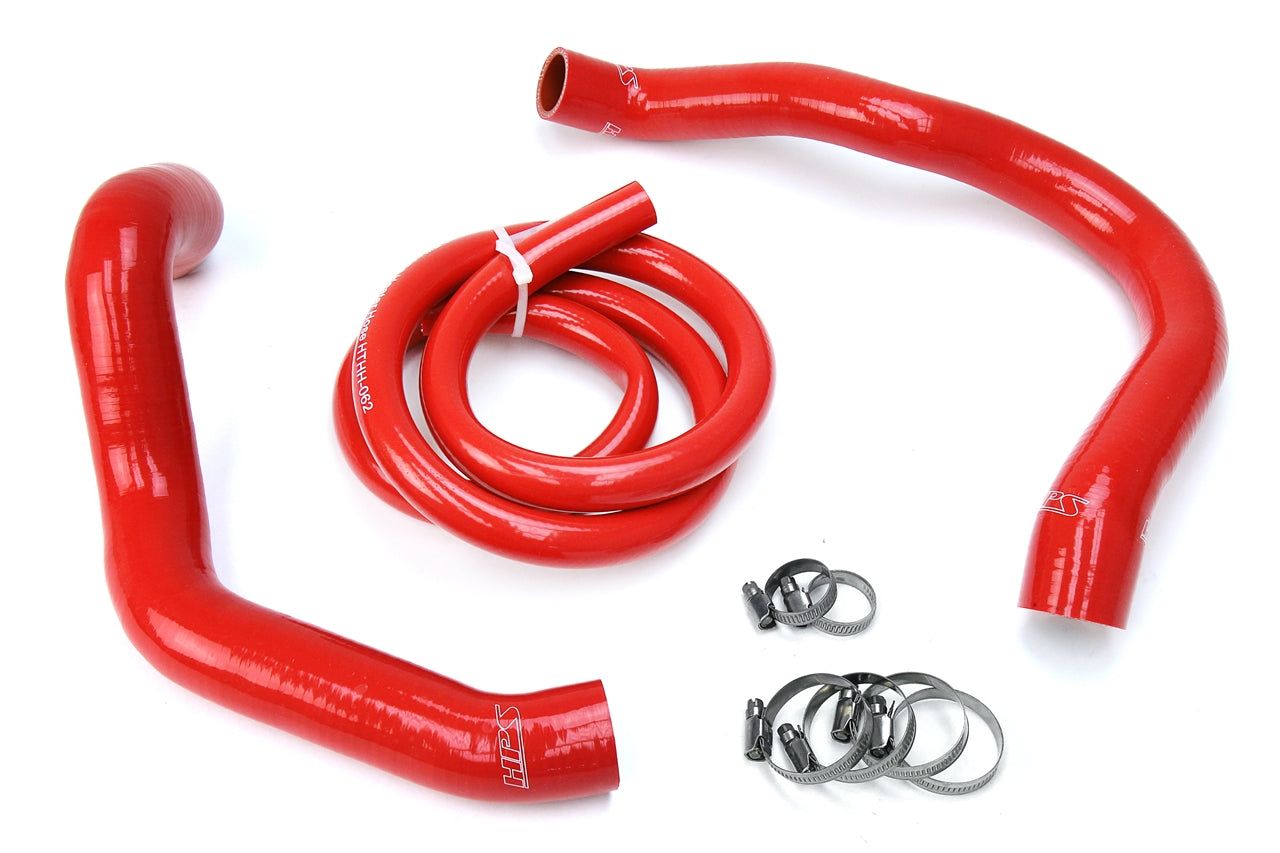 HPS Performance Hps Silicone Radiator And Heater Coolant Hose Kit 57 1338 Red Red - 57-1338-RED