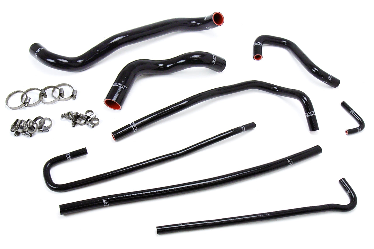 HPS Performance Hps Silicone Radiator And Heater Coolant Hose Kit 57 1316 Blk Black - 57-1316-BLK
