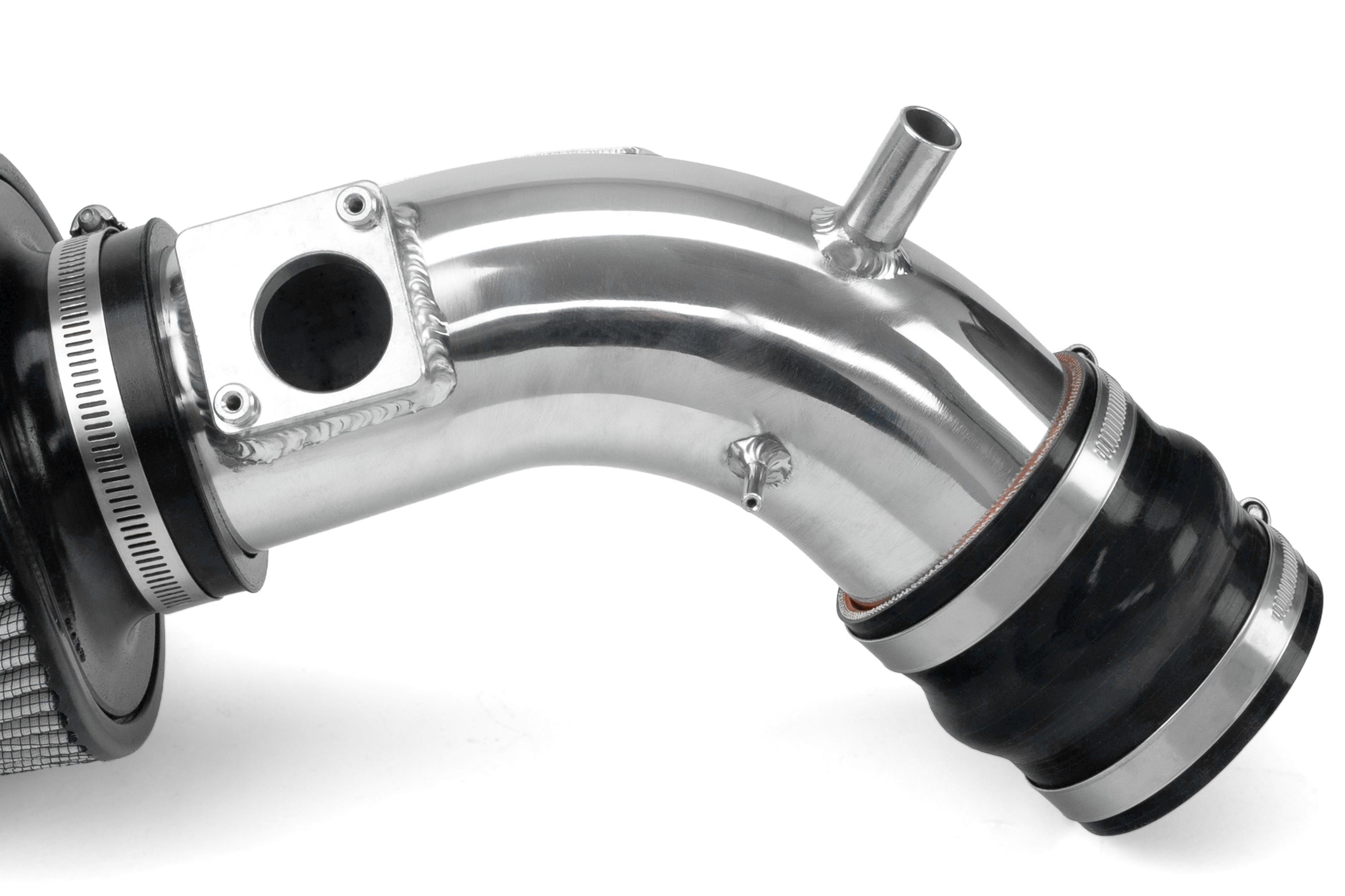 HPS Performance Air Intake Kit With Heat Shield 827-798P Polished - 827-798P