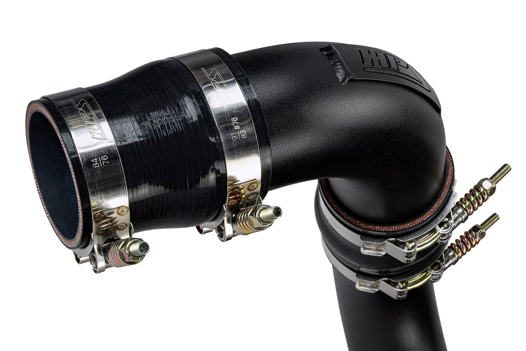 HPS Performance Hot Side Charge Pipe Kit 17-146WB Black - 17-146WB