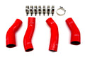 HPS Performance Hps Silicone Intercooler Hose Kit 57 1047 Red Red - 57-1047-RED
