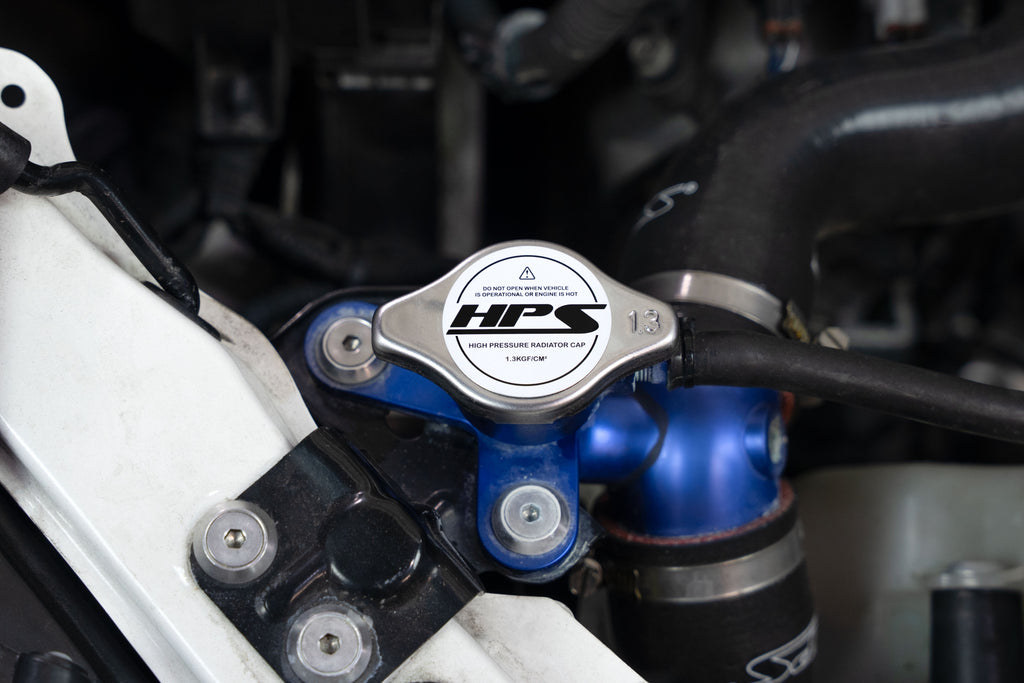HPS Performance High-Pressure Stainless Steel Radiator Cap, Type B, Flat Valve, 2068-38N
