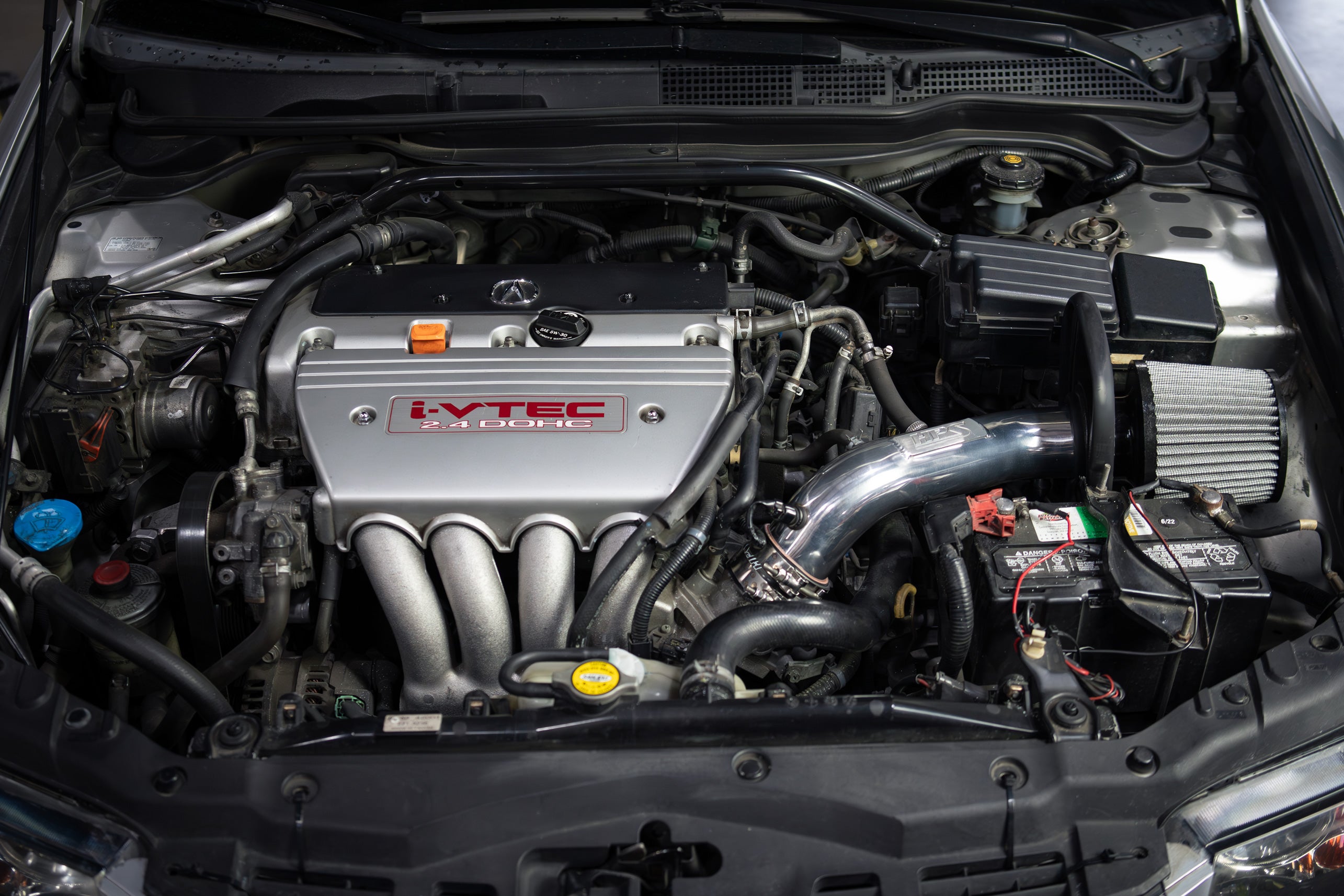 HPS Performance Air Intake Kit With Heat Shield 827-737P Polished - 827-737P