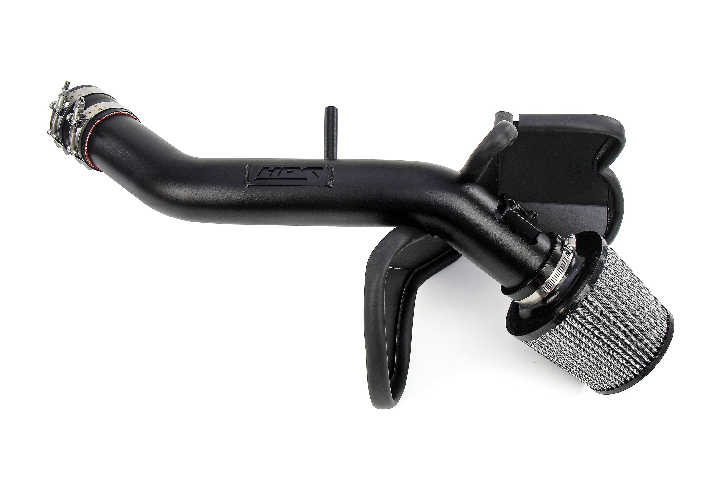 HPS Performance Air Intake Kit With Heat Shield 827-720WB Black - 827-720WB